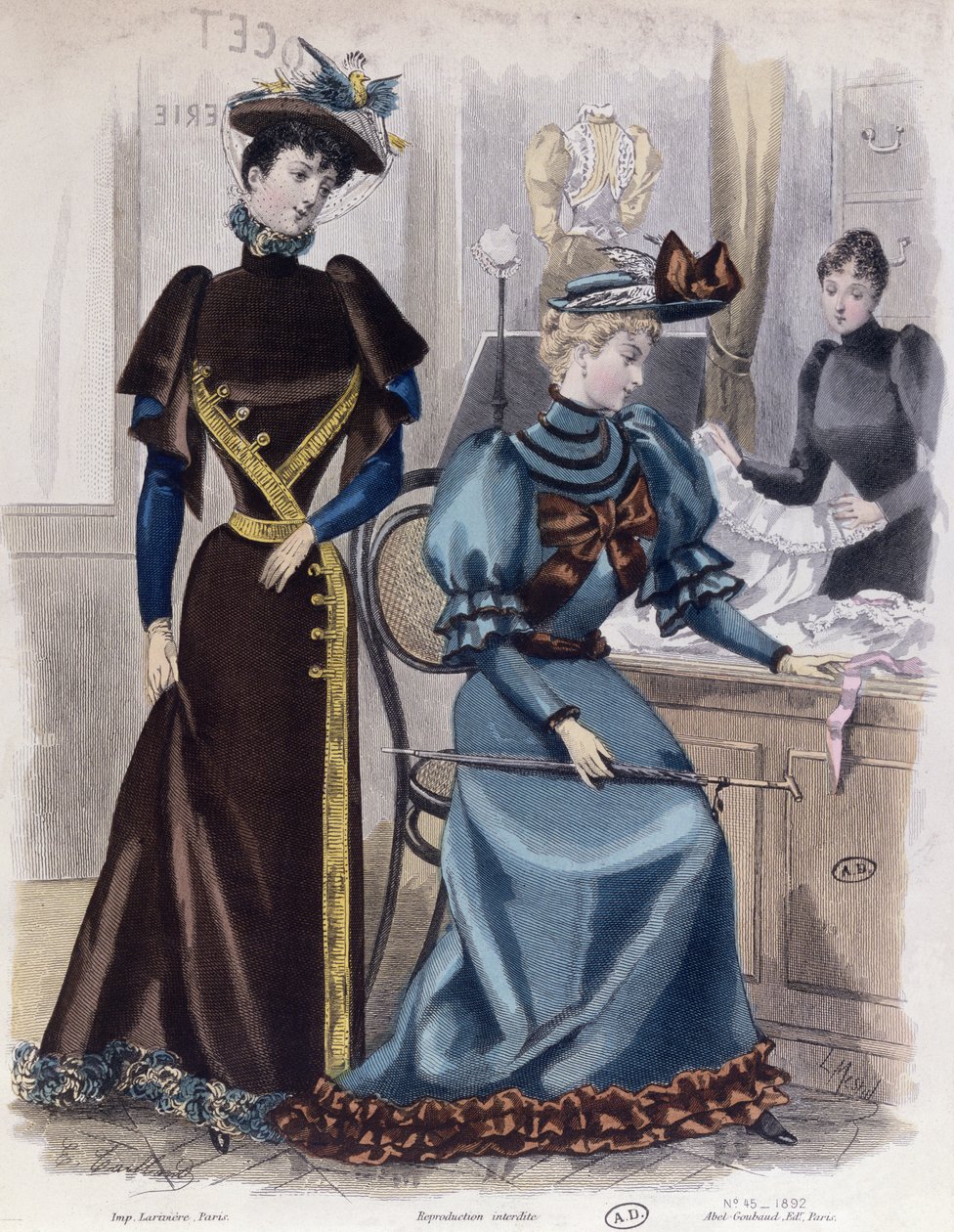 I undertøysbutikken, 1892 av French School