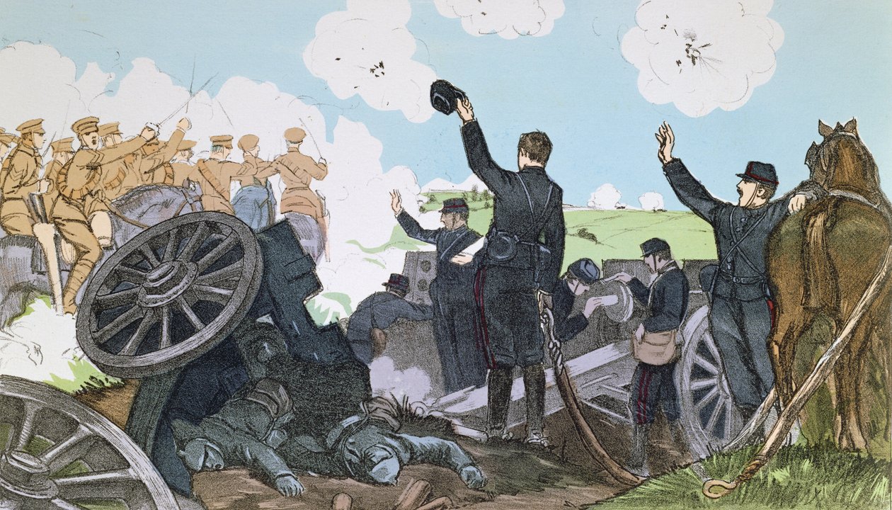 Hendelse under det første slaget ved Marne, 6.–13. september, 1914 av French School