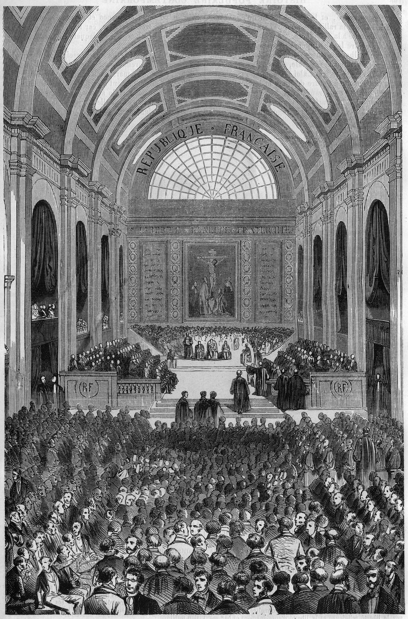 Institution de la Magistrature: tatt i ed 3. november 1849 i Paris. av French School
