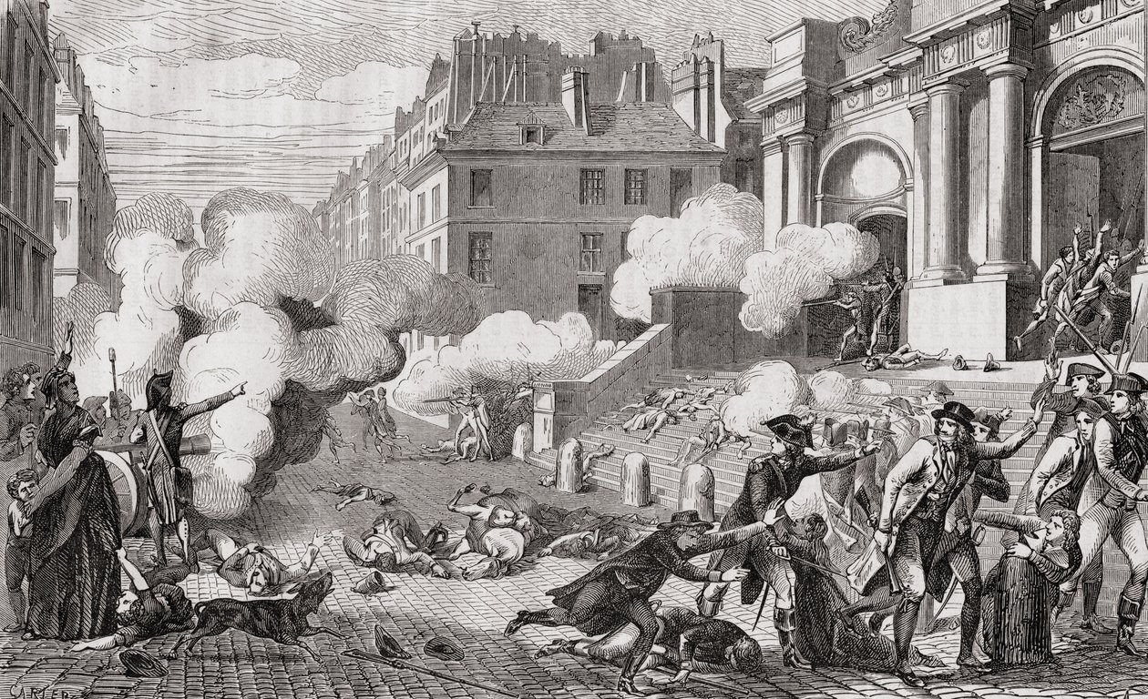 Oppstanden på dagen 13. Vendemiaire, år IV, 5. oktober 1795, fra 