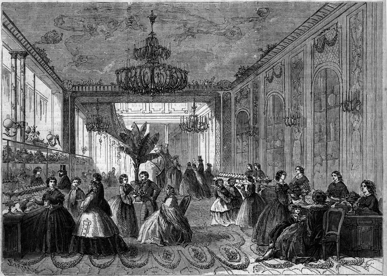 Innvendig visning av Paul Siraudins konfekt. Paris av French School
