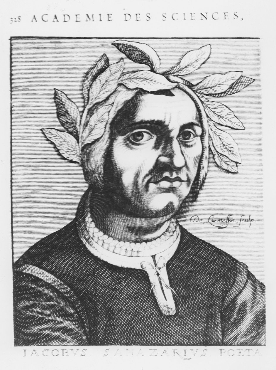 Jacopo Sannazaro (gravering) av French School