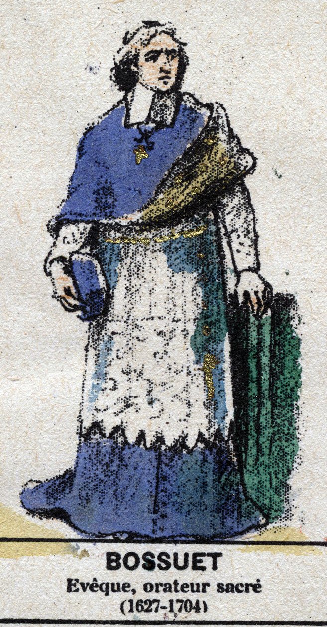 Jacques-Benigne (Jacques Benigne) Bossuet (1627-1704), fransk forfatter og prelat, biskop av Meaux. av French School