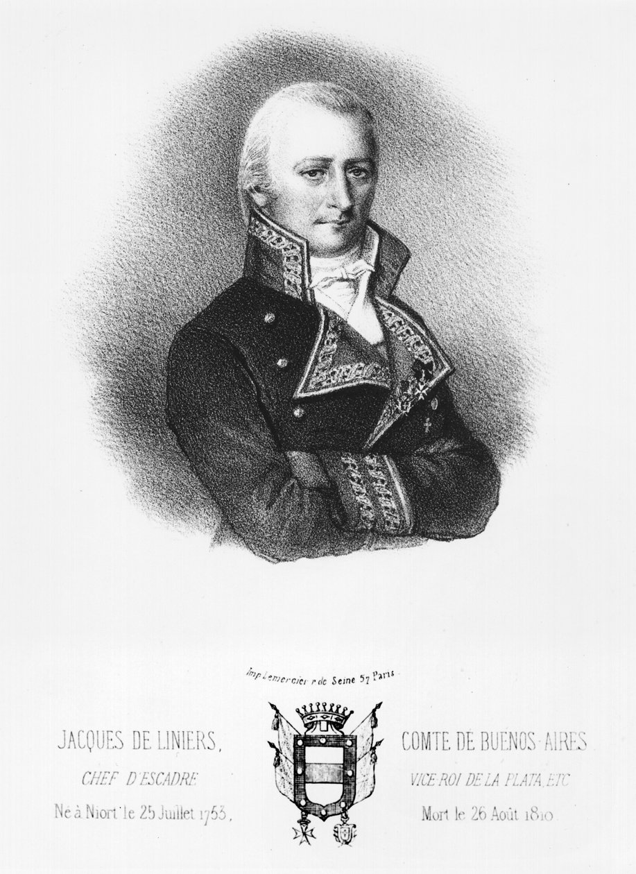 Jacques de Liniers (1753-1810) tidlig på 1800-tallet av French School