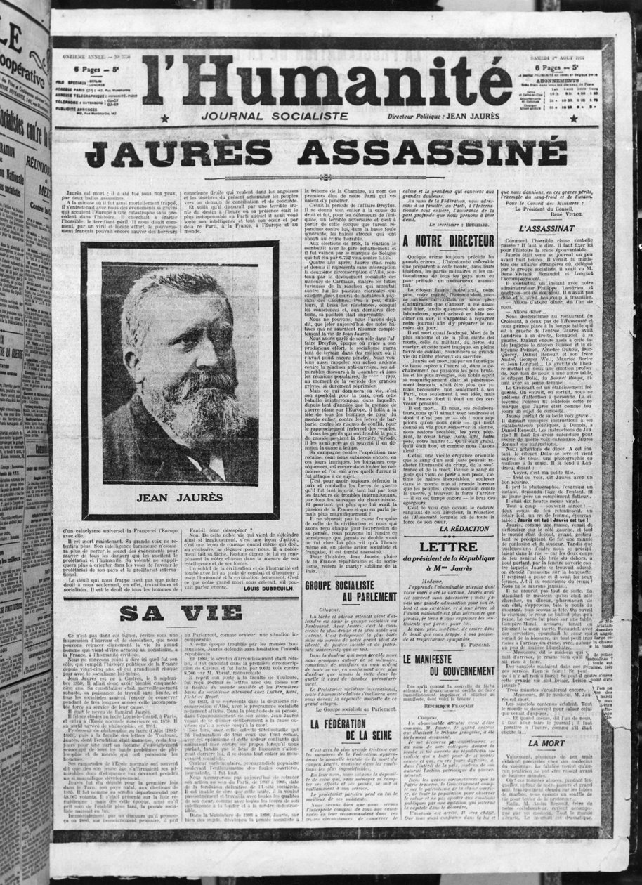Attentat på Jaures, fra L