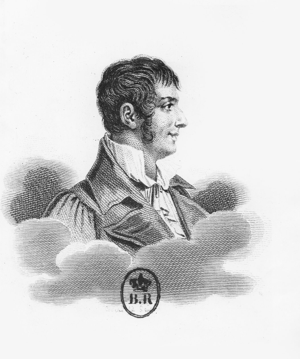 Jean-Charles-Julien Luce de Lancival (gravering) av French School