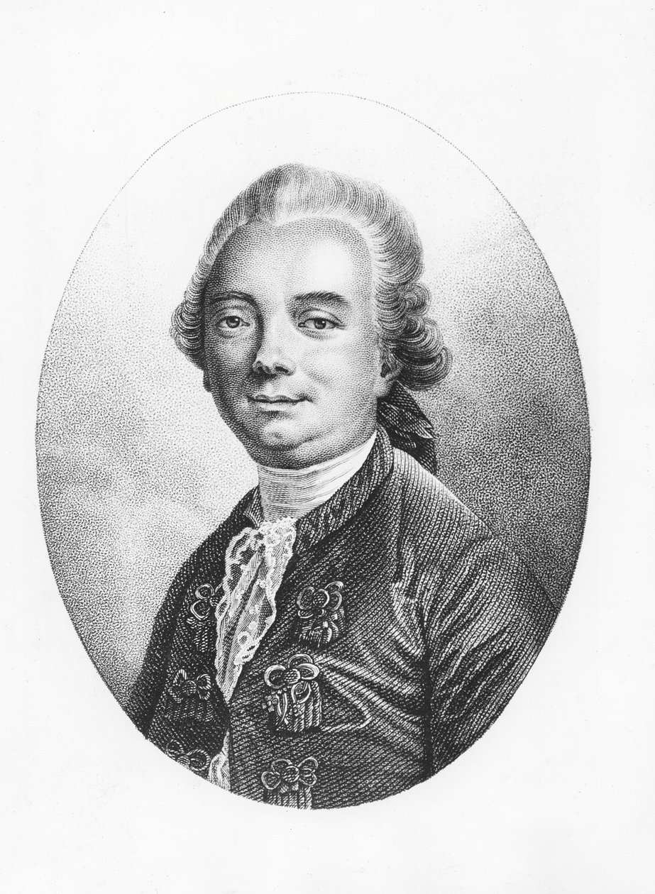 Jean-Francois de La Harpe (gravering) av French School