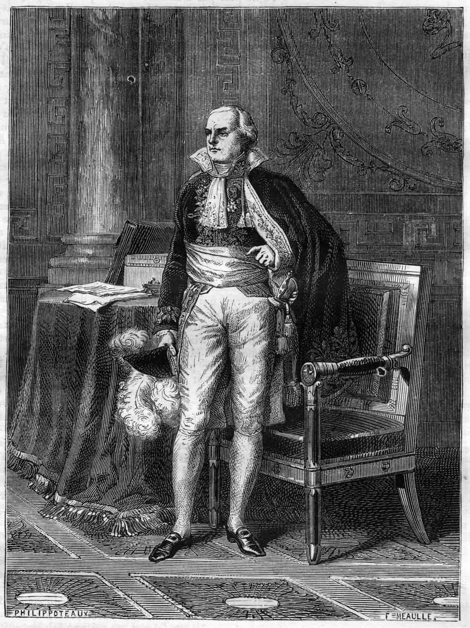 Jean Baptiste (Jean-Baptiste) de Nompere de Champagny (1756-1834) hertug av Cador - Jean-Baptiste de Nompere de Champagny (1756-1834), hertug av Cadore, fransk politiker - i "Histoire de l
