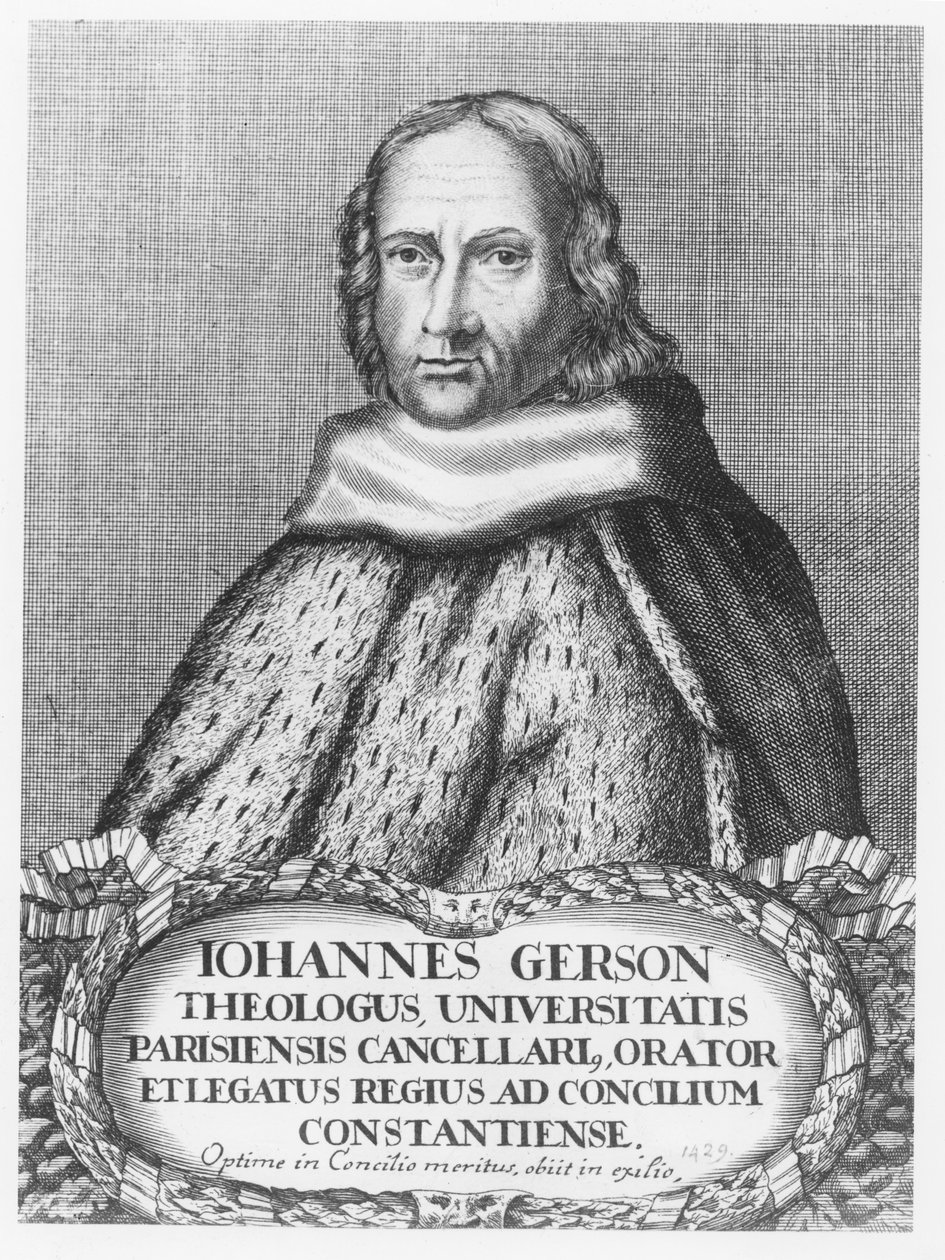 Jean Gerson (gravering) av French School