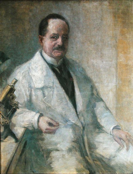 Jean Hyacinthe Vincent (1862-1950) (olje på lerret) av French School