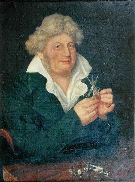 Jean Vincent Rey (olje på lerret) av French School