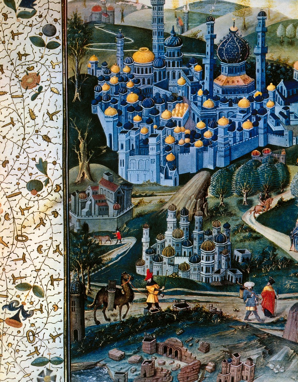 Jerusalem på 1300-tallet av French School