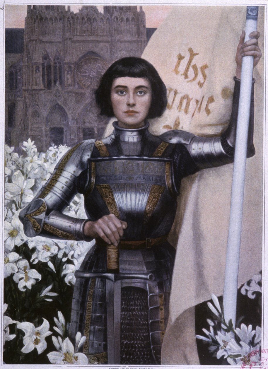 Jeanne d'Arc. (illustrasjon, ca 1900) av French School