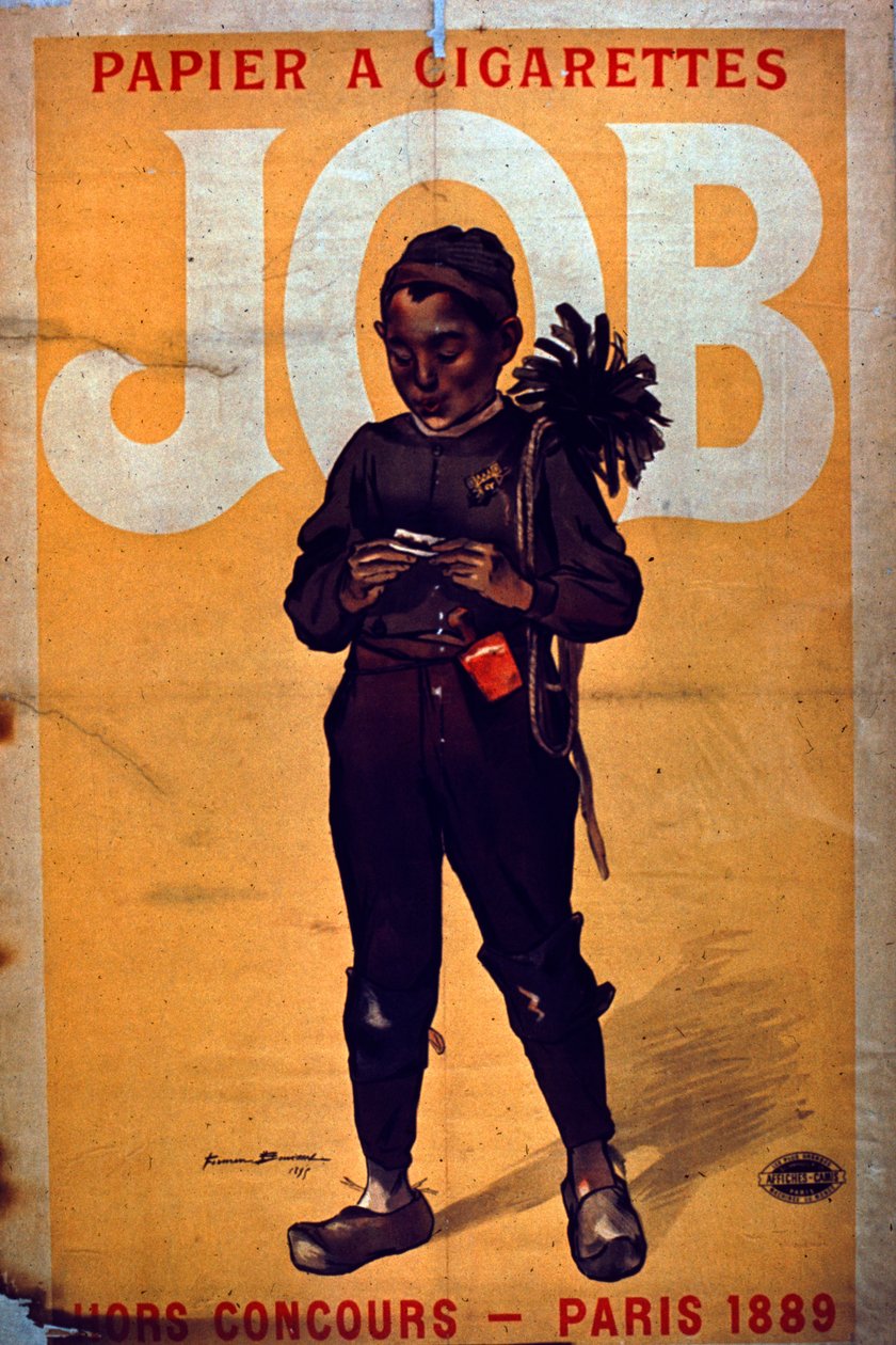 Job Sigarettpapir, 1895 av French School