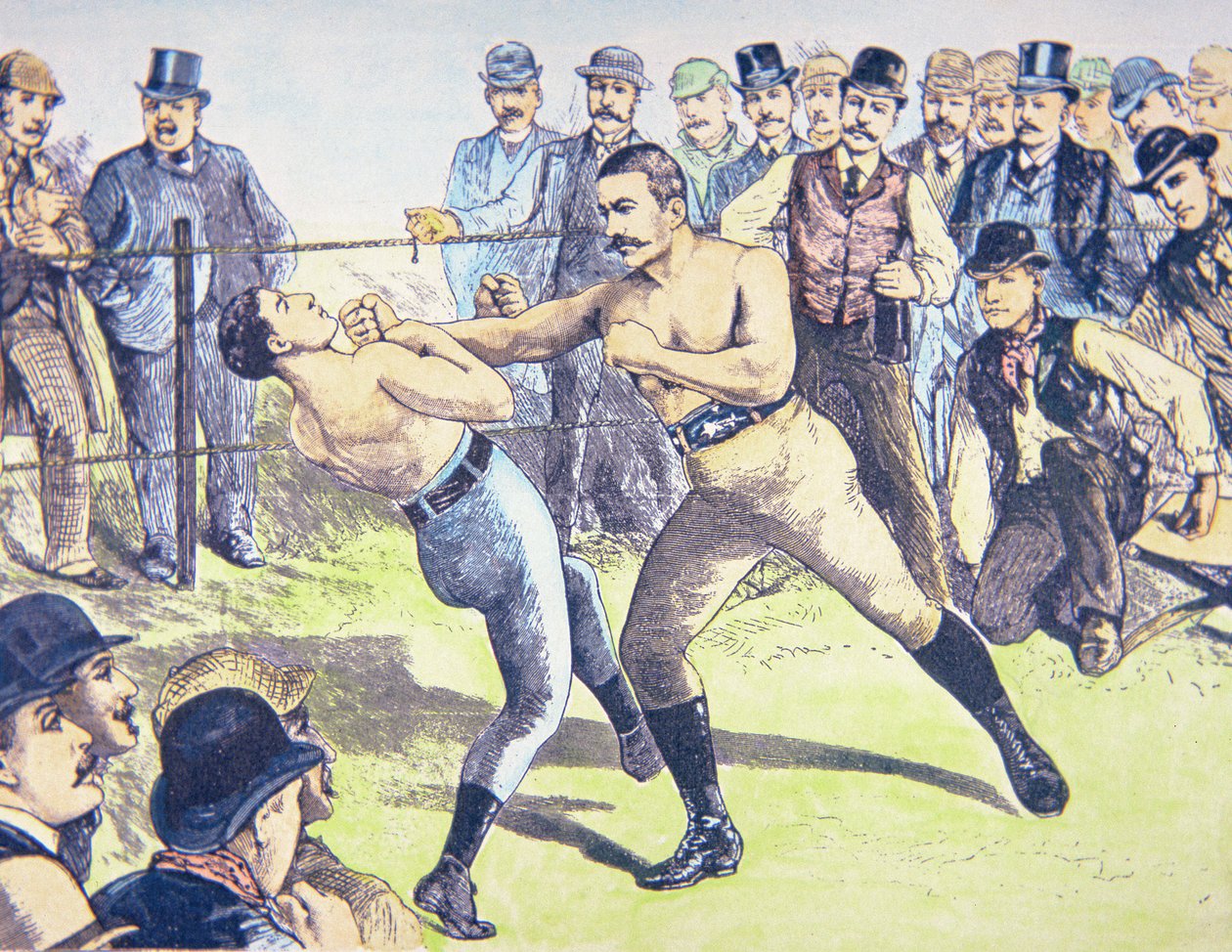 John L. Sullivan v. Charlie Mitchell 10. mars av French School