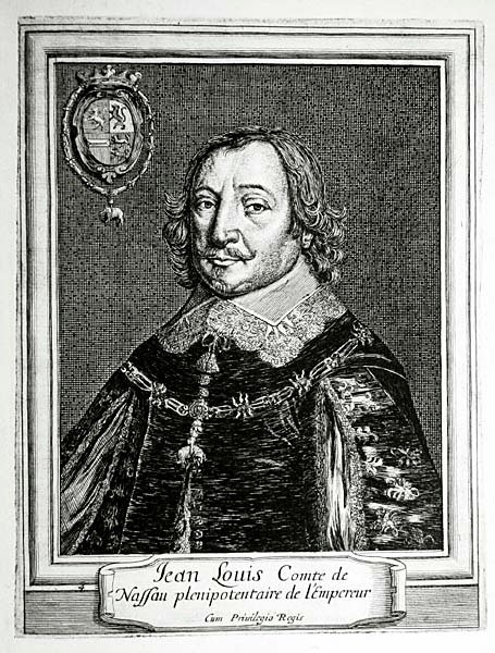 John Louis av Nassau-Hadamar, greve av Nassau-Dillenburg (gravering av French School
