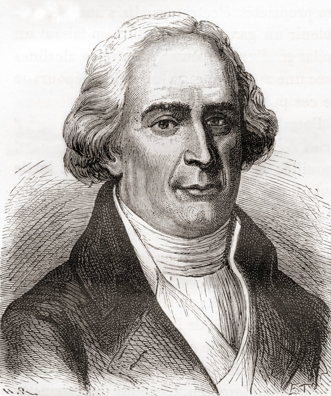 Joseph-Michel Montgolfier, fra Les Merveilles de la Science, publisert ca. 1870 (gravering) av French School