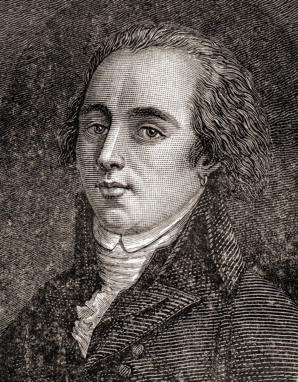 Joseph Geneviève, Comte de Puisaye, fra History of the French Revolution, av Louis Blanc av French School