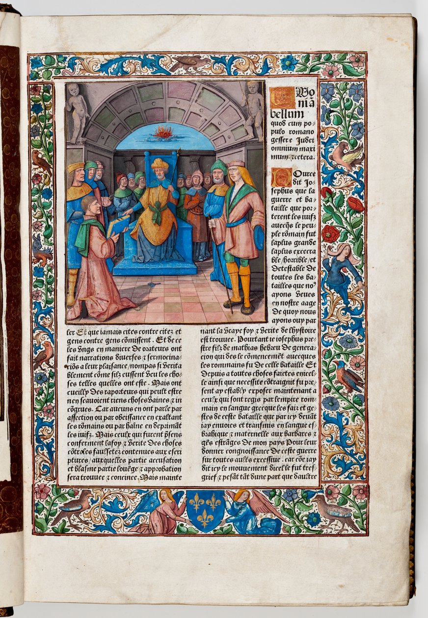Josephus presents his book to the Emperor Vespasian av French School