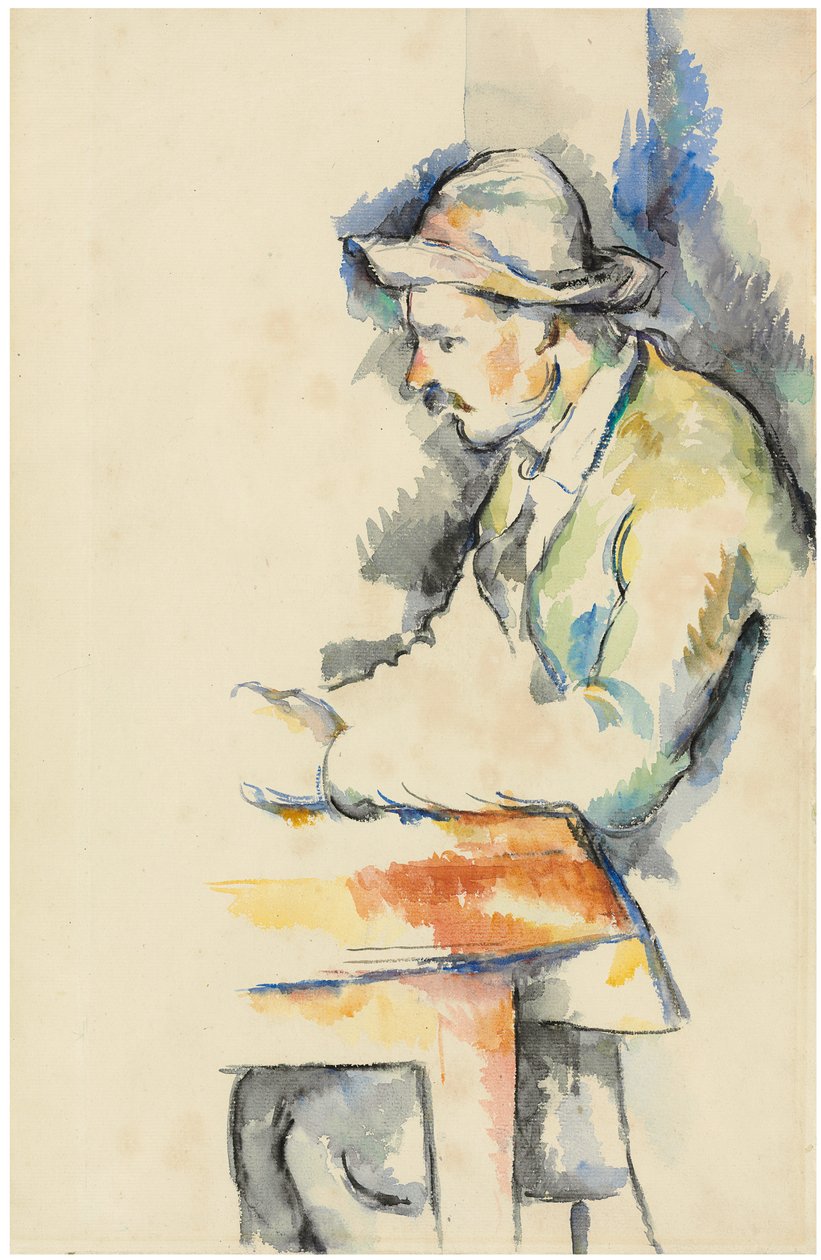 Kortspiller, ca. 1896 av French School