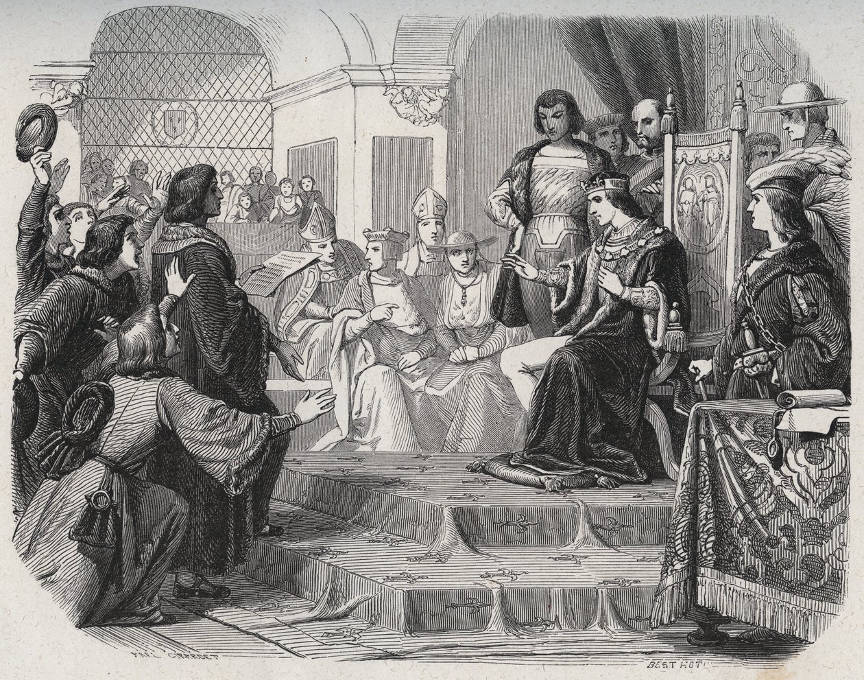 Kong Ludvig XII utropte folkets far til Generalstatene i Tours 14. mai 1506 - 