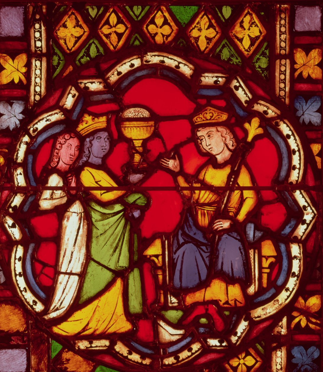 Kong Salomo og dronningen av Saba, ca. 1270 av French School