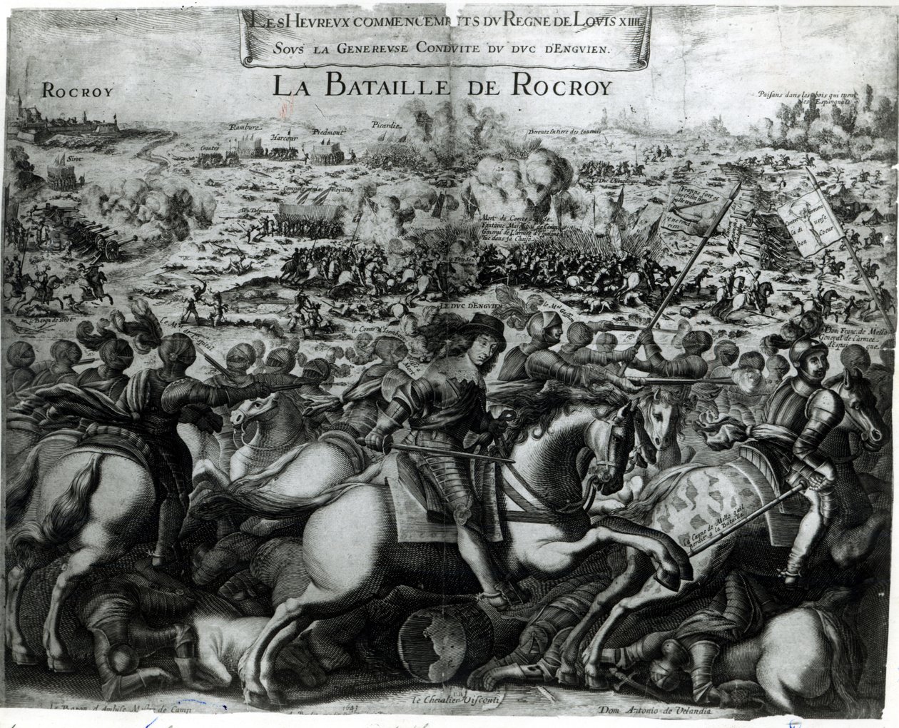 Slaget ved Rocroy, av French School