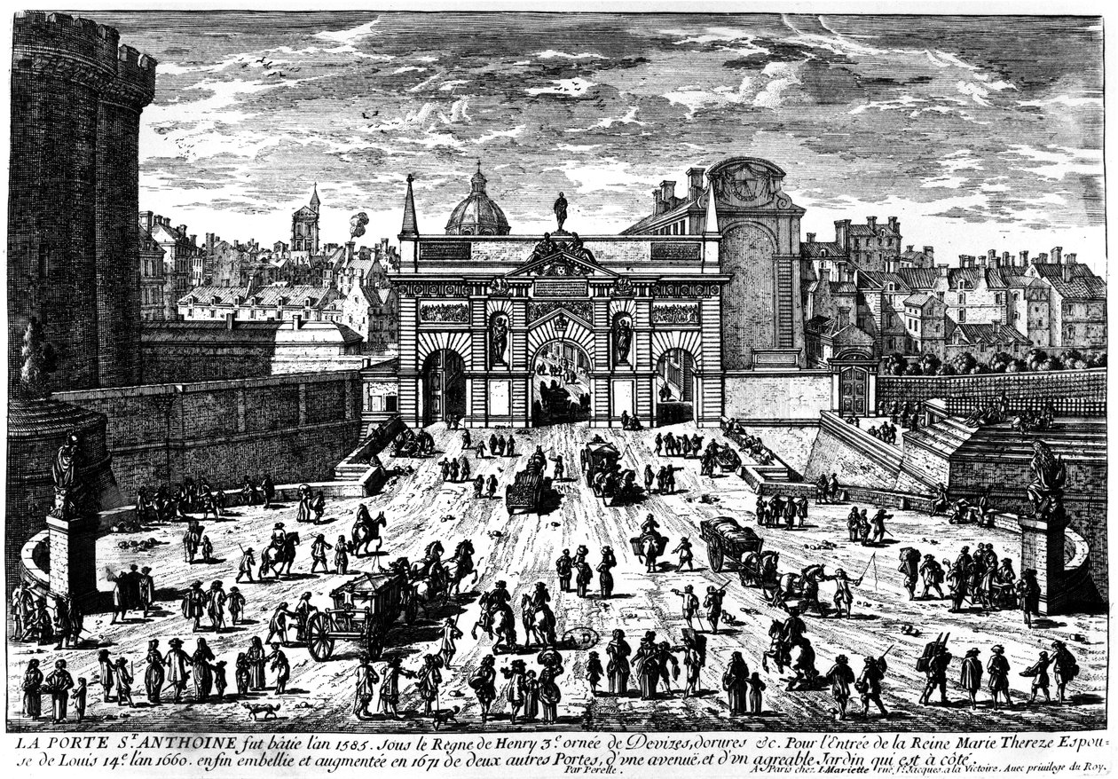 Porte Saint Antoine, Paris av French School