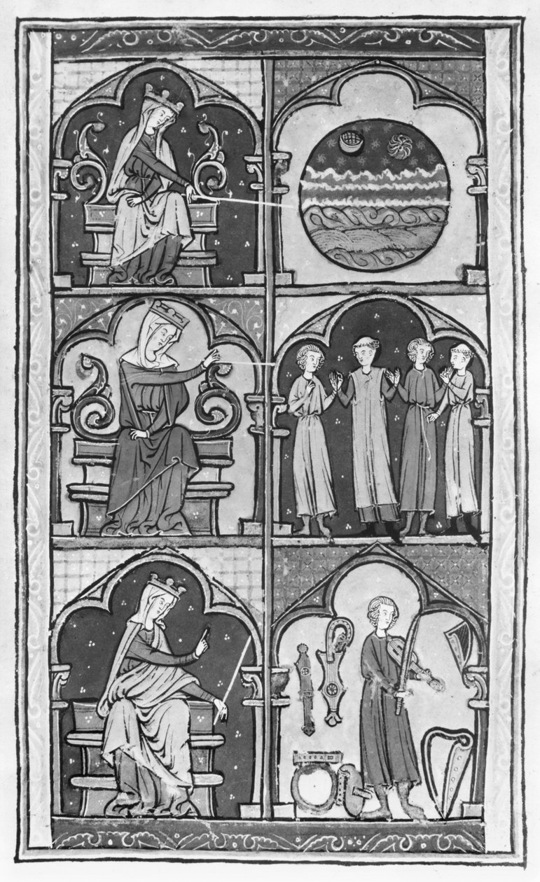 Kongen Somme, av Lambert le Petit, 1311 av French School