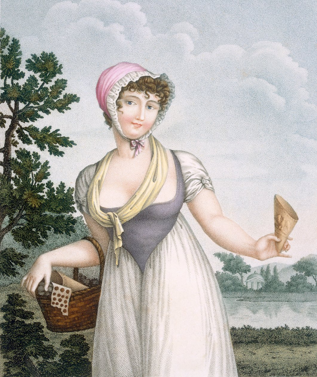 The Merchant of Pleasures, gravert av Pomel av French School
