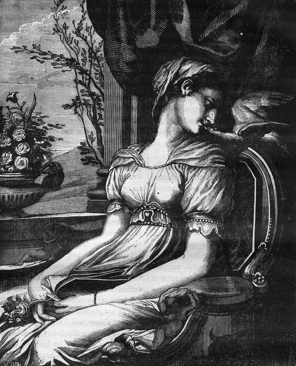 Lais, opprinnelig fra Sicilia, ble tatt til fange og tatt som slave til Korint. Hun ble elskerinnen til Aristippe, Demosthene og Diogene den kyniske. Inngravering i «Prostitusjonens og utskeielsens historie blant alle verdens folkeslag fra antikken t. av French School