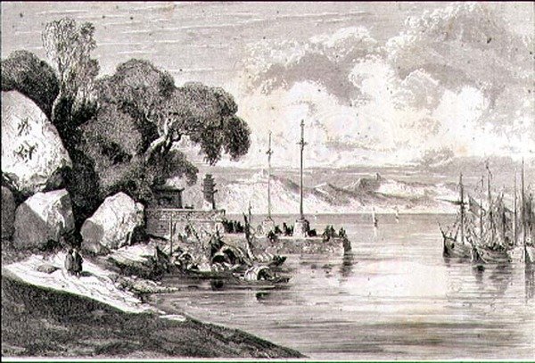 Landing Stage i Macao, Kina av French School