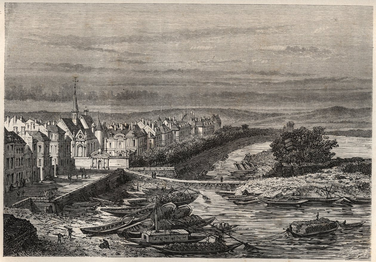 Arsenalet i Paris under Henri IV på 1600-tallet - gravering fra "" Frankrikes historie fortalt til mine barnebarn"" - av Francois Guizot - 1872-1876 av French School