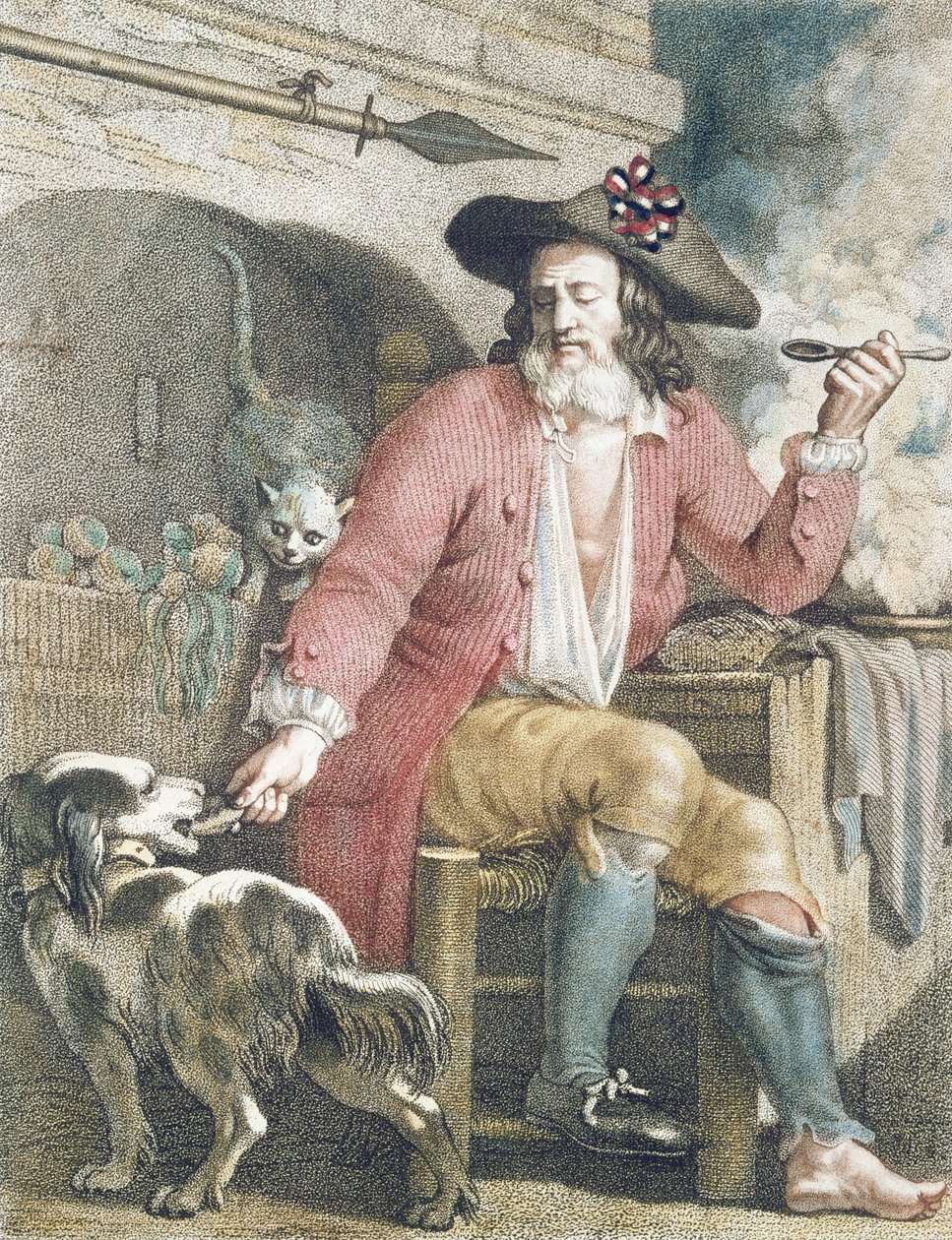 The Good Sans-Culotte, ca. 1789 (se 161092 for bw) av French School