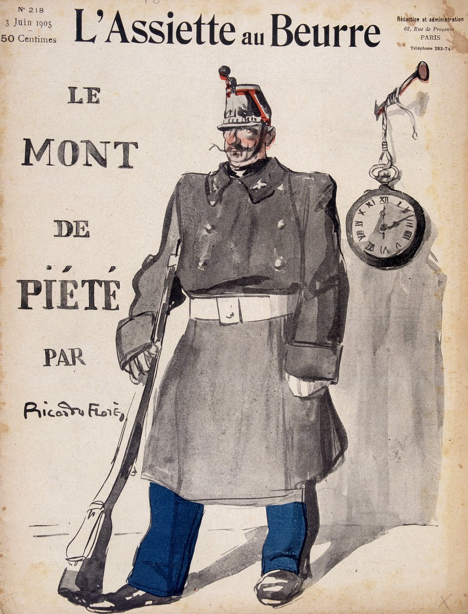Mont-de-Piété - i "Smørtallerkenen" av 06.03.1905 av French School