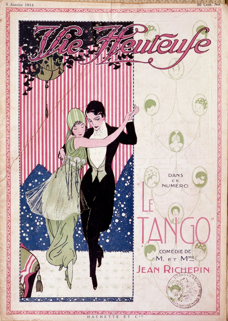 Le Tango, komedie av herr og fru Jean Richepin - i quot;Lykkelig livquot; fra 05.01.1914 av French School