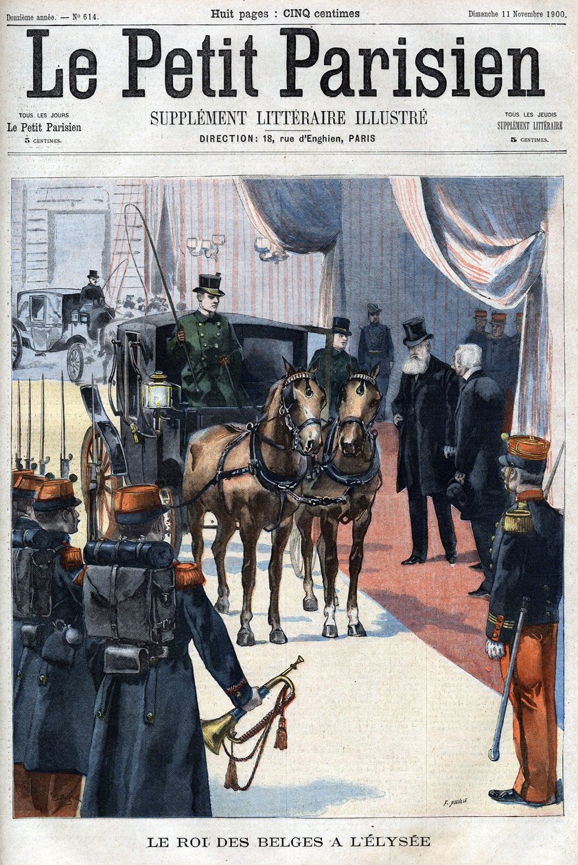 Den belgiske kong Leopold II mottok i L
