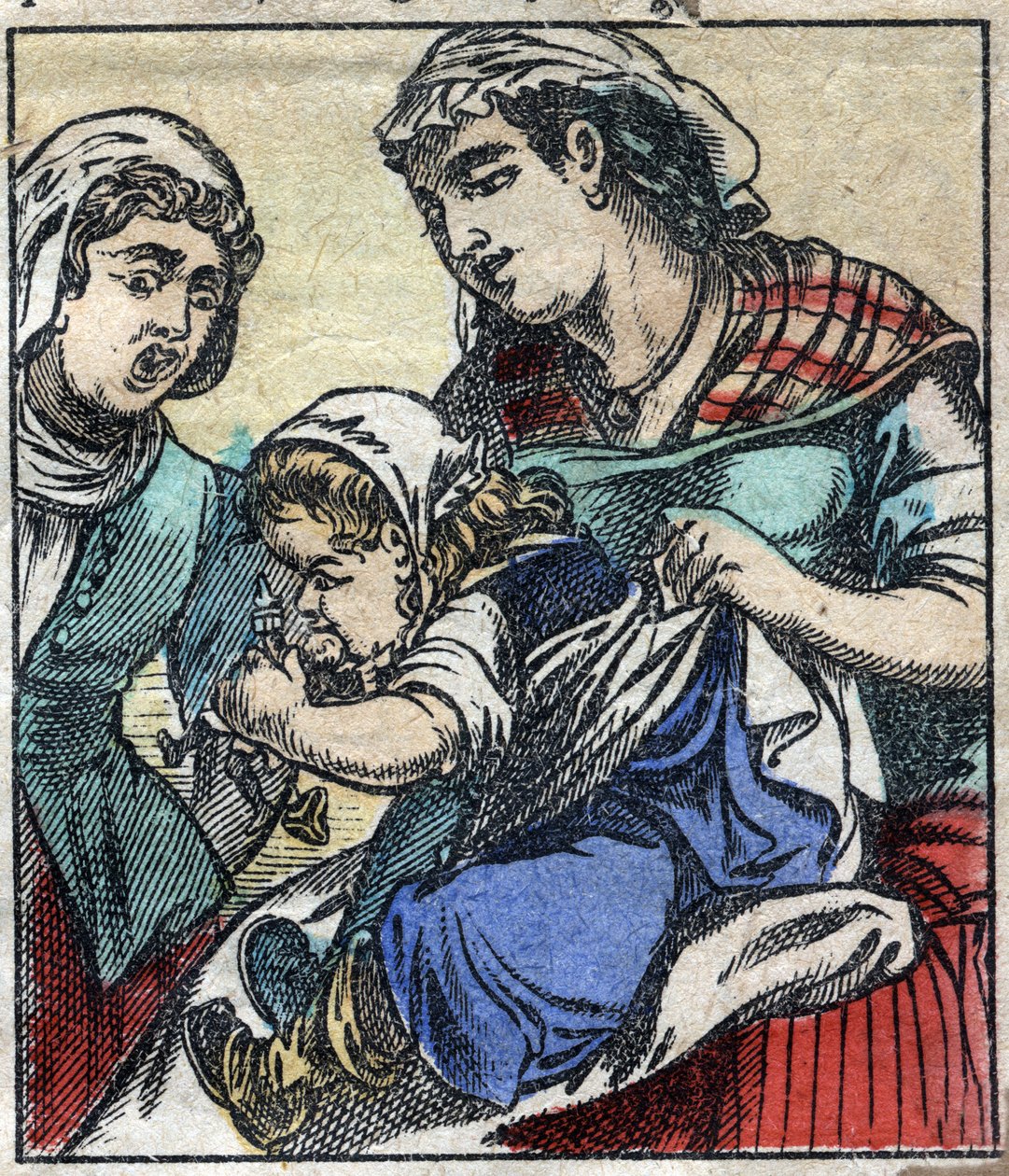 Lemuel Gulliver ved Payx des Gants de Brobdingnag. Illustrasjon for "" Gulliver