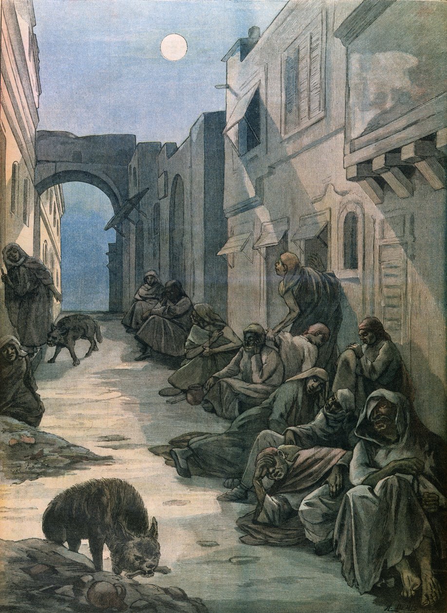Spedalske i Etiopia, 1898 av French School