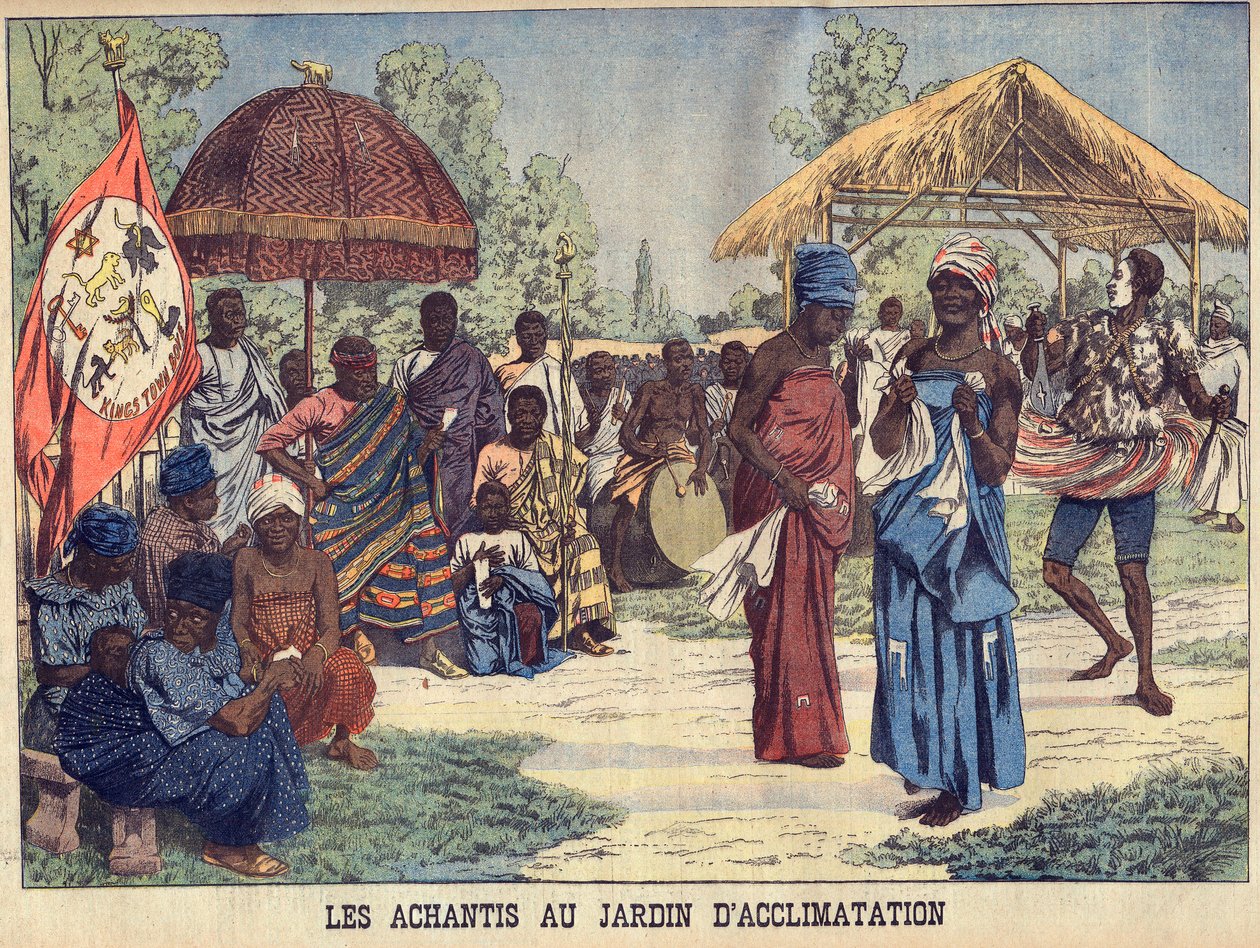 Ashantis (Achanti eller Asante) i Ghana ved Jardin d