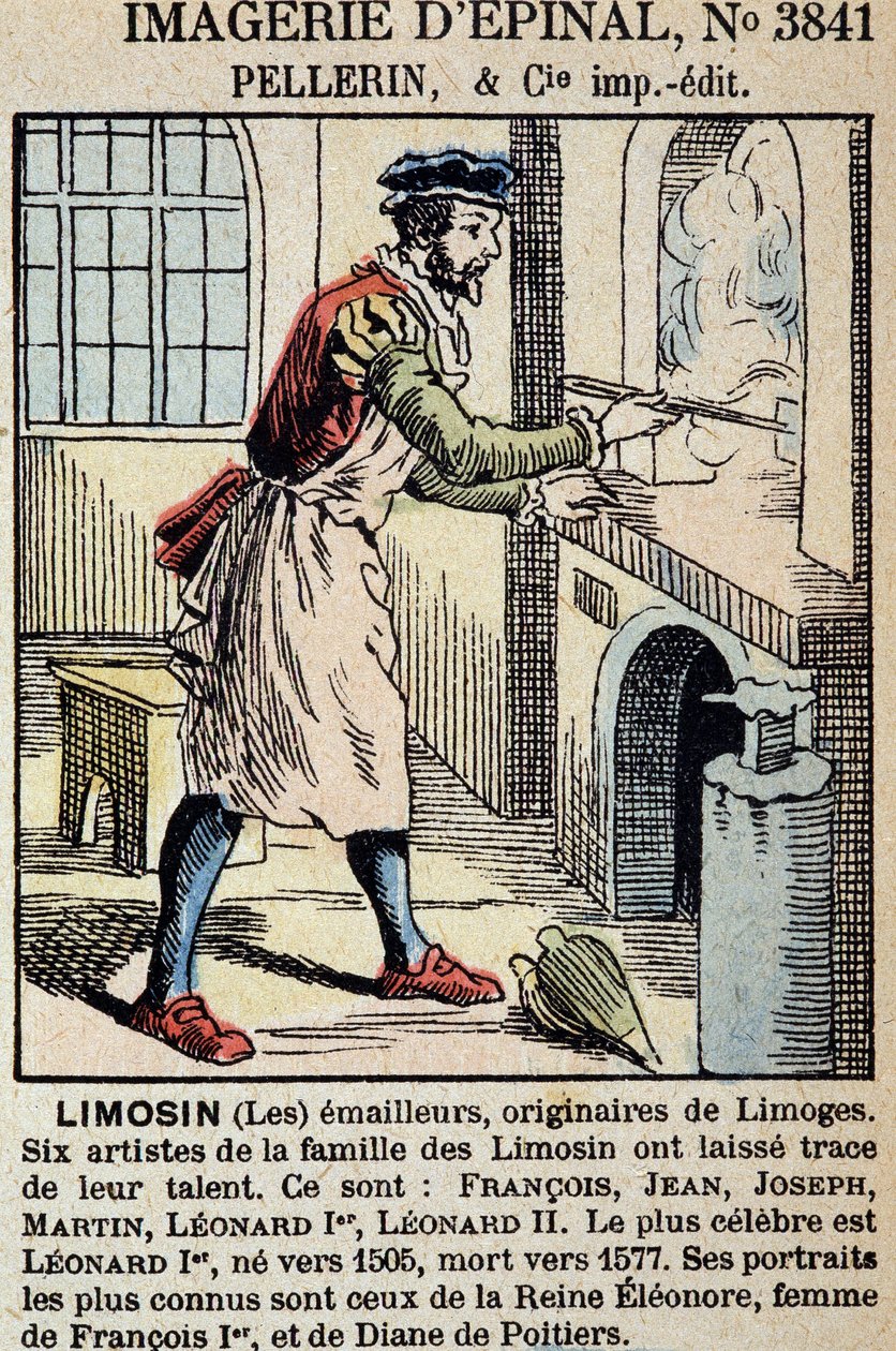 Les enamailleurs Limosin (Limoges) - bilder av Epinal, red. Pellerin av French School