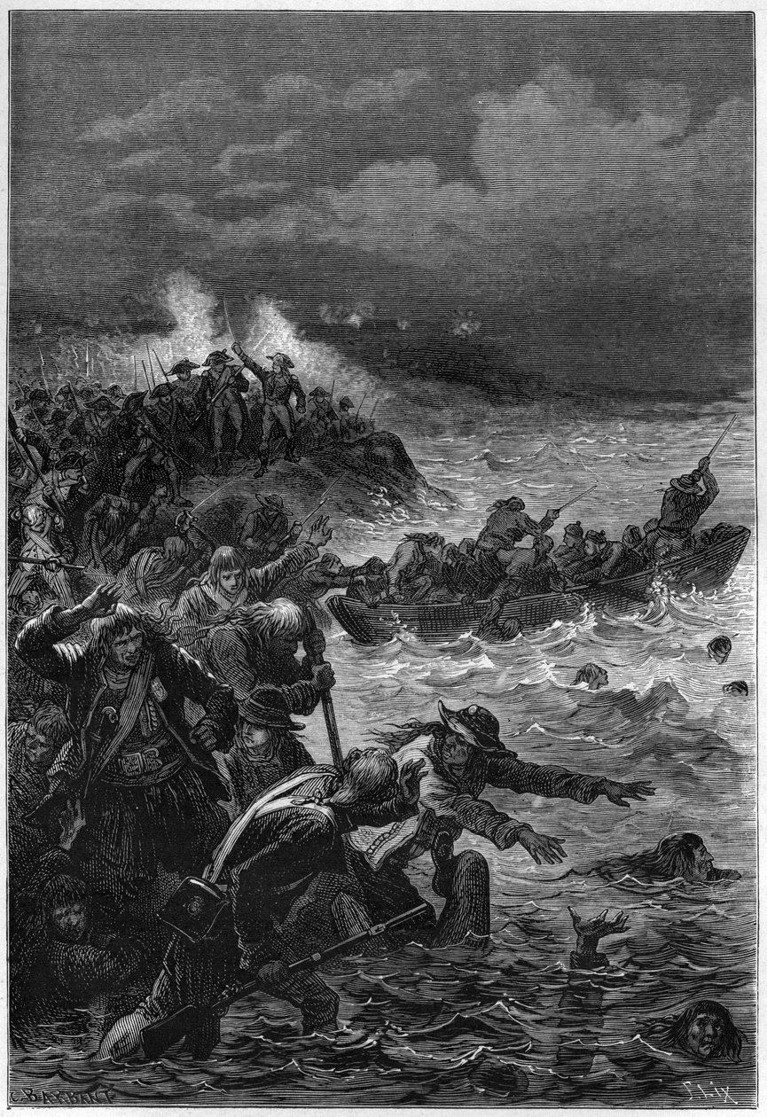 Les vendeens vaincus à Quiberon by Louis Lazare Hoche (1768-1797), French general of the Revolution av French School