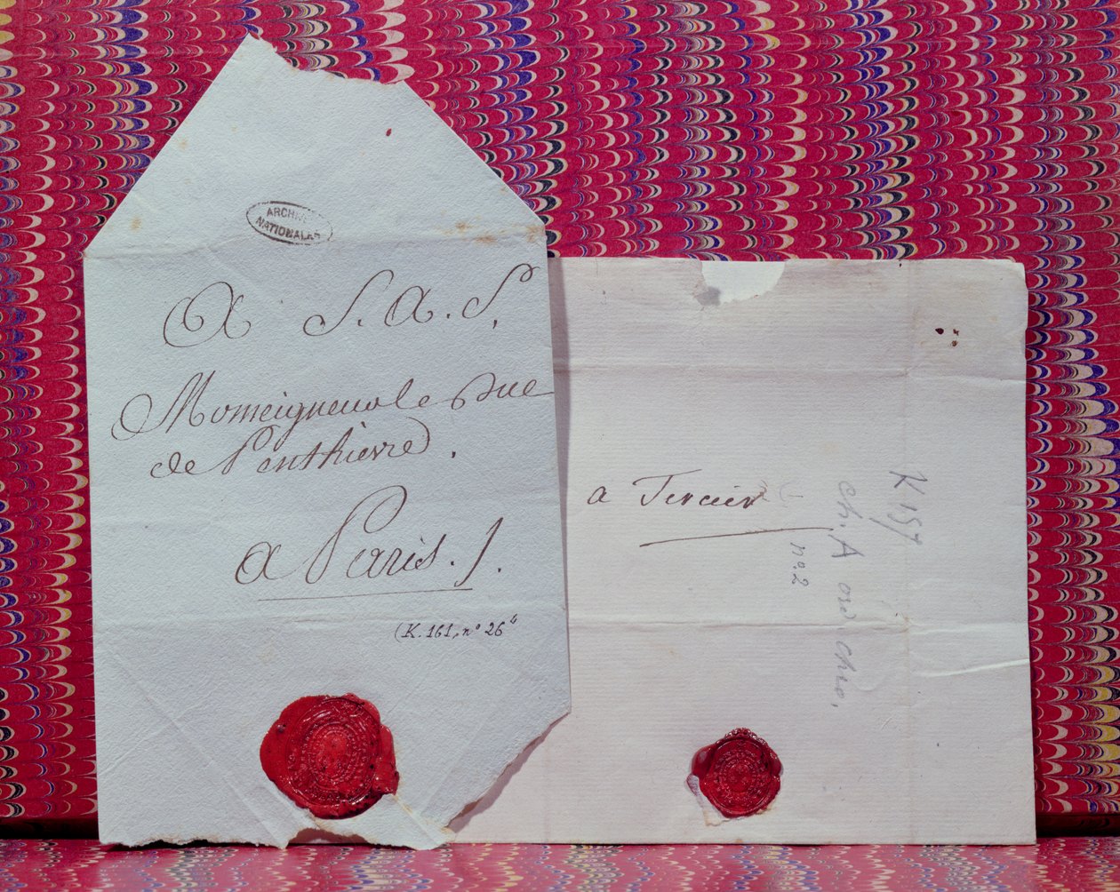 Lettres de cachet (kongelig ordre om å eksilere eller å sette noen i fengsel) av French School
