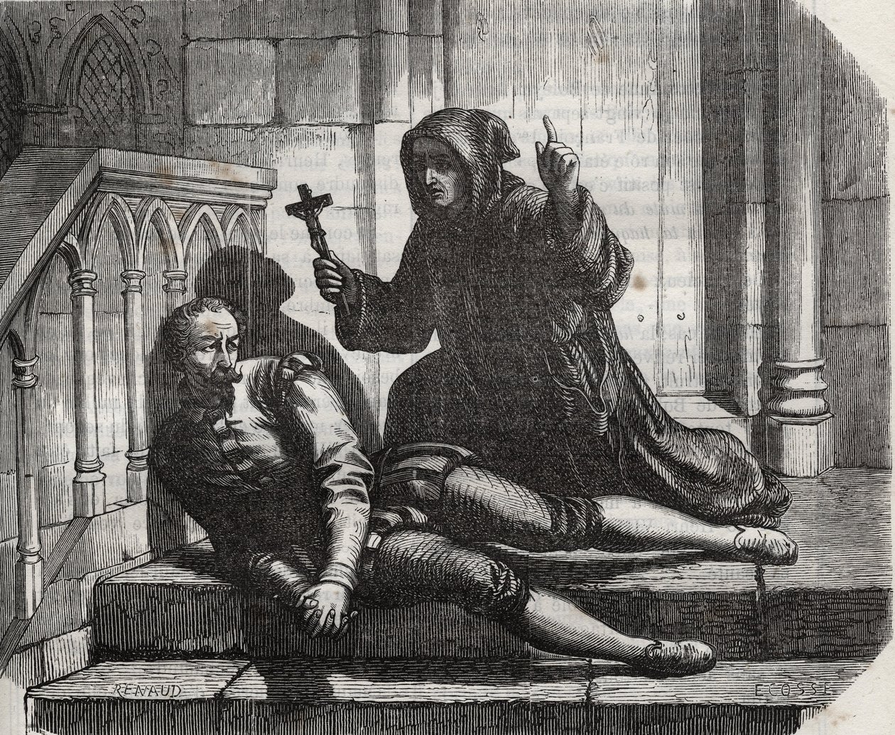 Låst inne i Tower of London kom han bare ut for å klatre på stillaset: kansler Thomas More (1478-1535) i fengsel fordi han nektet å gi det kongelige seglet til ekteskapet til kong Henry VIII (1491-1547) med Anne de Boleyn (Anna eller Ann Bolin og Anne Bull av French School