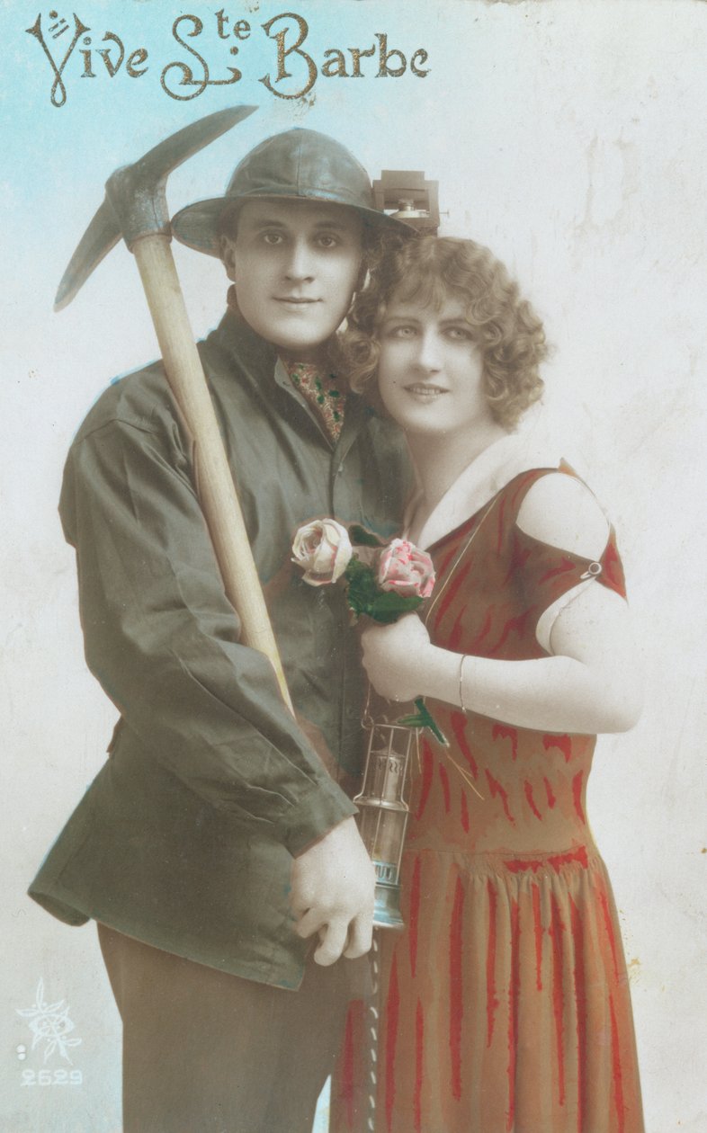 Lenge leve Santa Barbara!, Postkort fra tidlig på 1920-tallet av French School