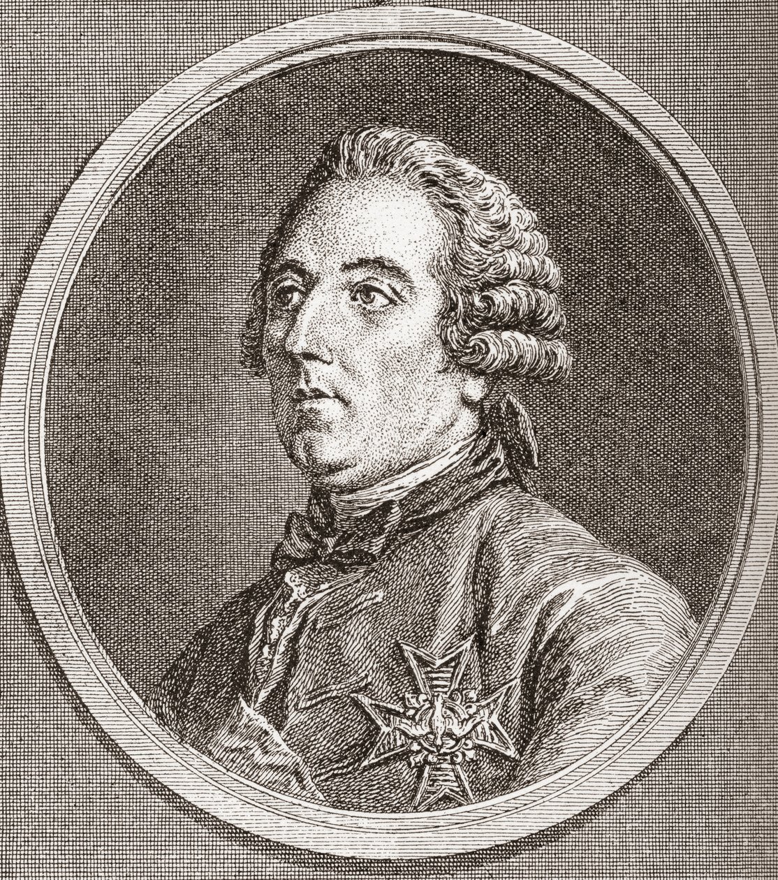 Louis César de La Baume Le Blanc, duc de Vaujours, duc de La Vallière, 1708 1780. Fransk adelsmann, bibliofil og militærmann. Fra Les Heures Libres utgitt 1908. av French School
