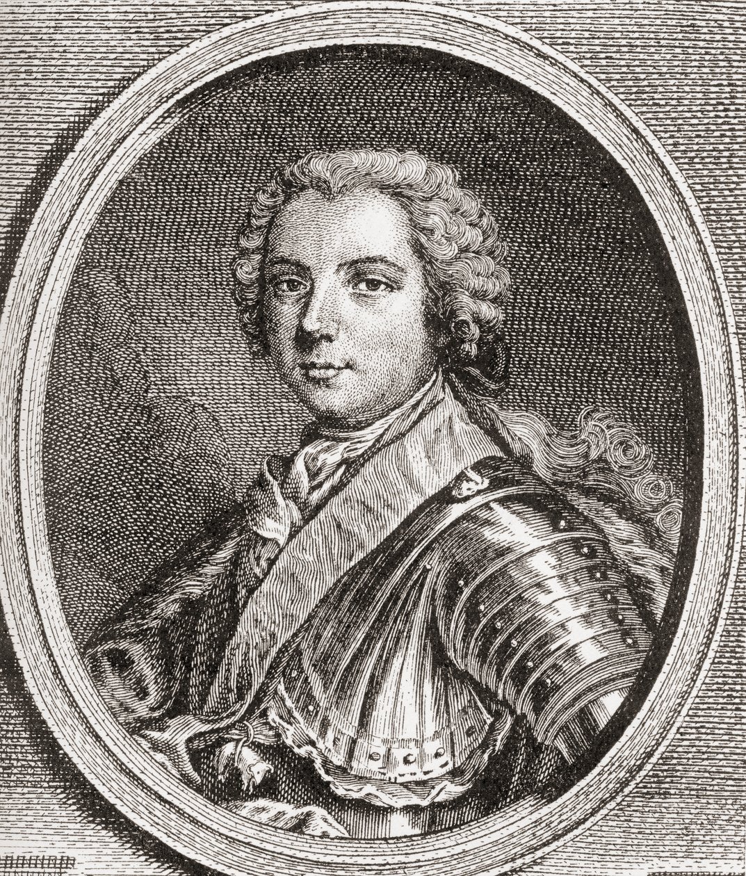 Louis, Dauphin av Frankrike, 1729 1765. Eneste gjenlevende sønn av kong Ludvig XV. Fra Les Heures Libres utgitt 1908. av French School