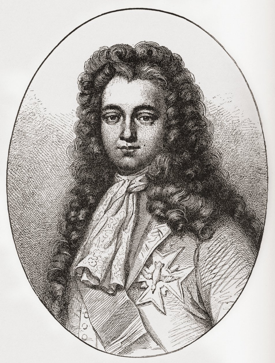Louis François Marie Le Tellier Marquis of Barbezieux, 1668 1701. Fransk statsmann. Fra Les Heures Libres utgitt 1908. av French School