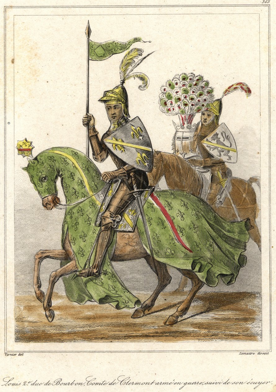 Louis II, dit le bon (1337 - 1410), duke of Bourbon (1356), count of Clermont. av French School