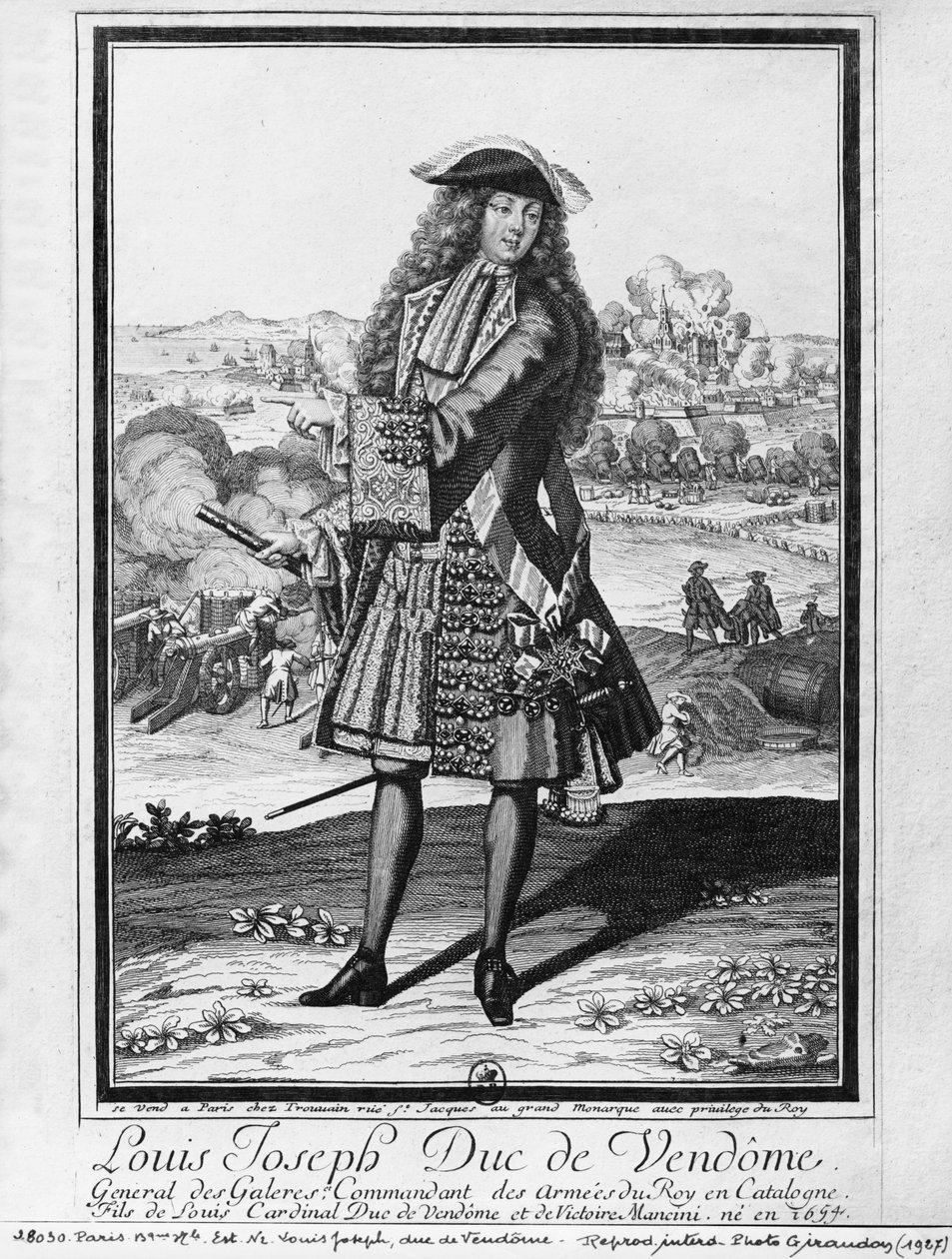 Louis Joseph de Bourbon, hertugen av Vendome, kjent som The Great Vendome av French School